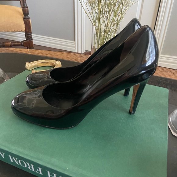 cole haan nike air patent leather pumps